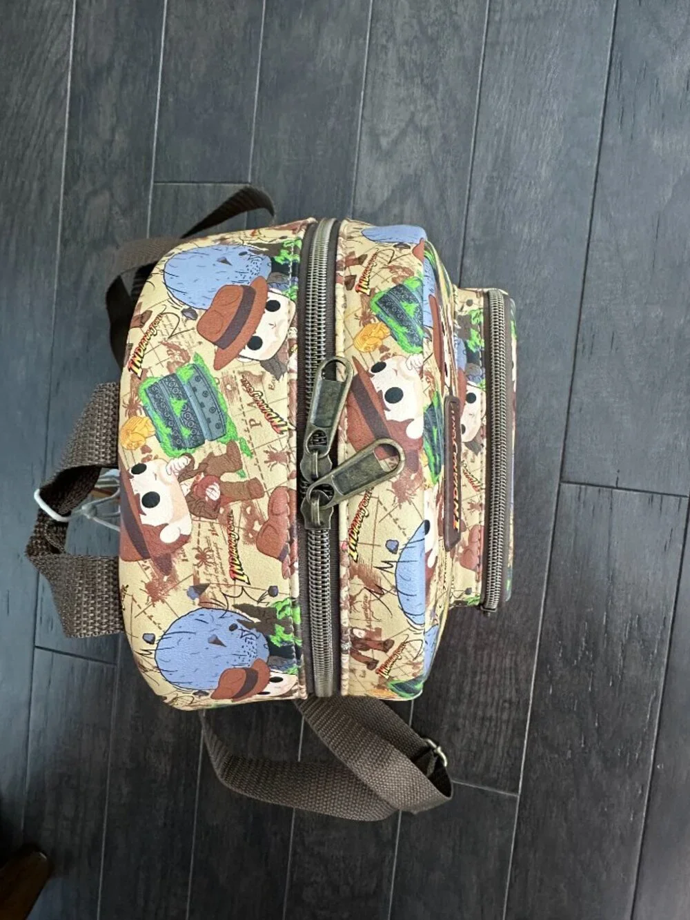 Indiana Jones Funko Pop Adventure Map Print Mini Backpack *NWT*
